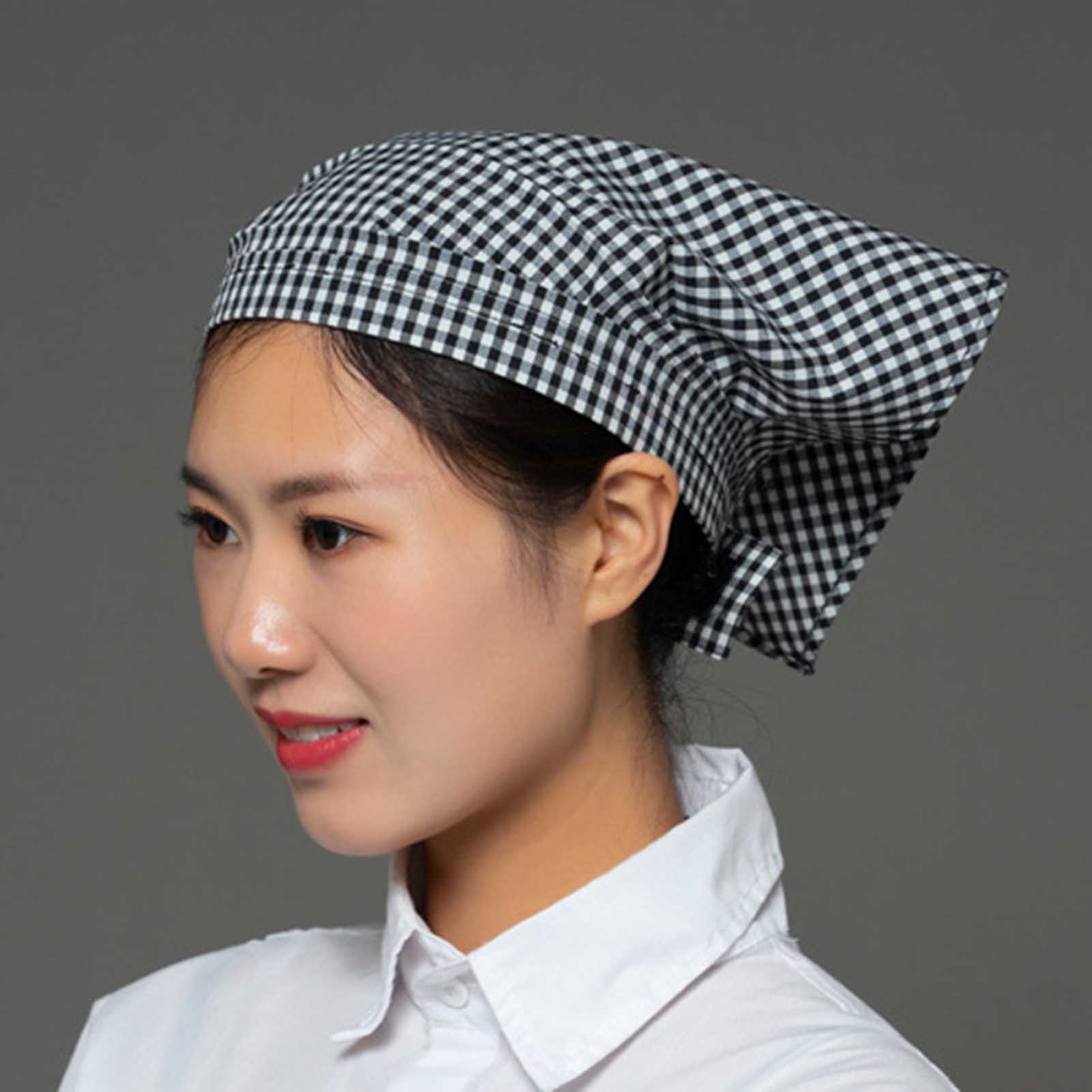 Bandana Cotton - 레스토랑 직원용 코튼 헤드 스카프 삼각형