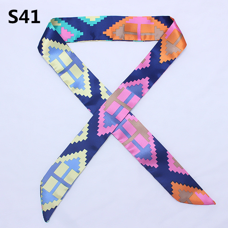 47 색상 브랜드 두건 작은 실크 가방 스카프 여성 머 - Head Wrap Turban 리뷰 및 가격
