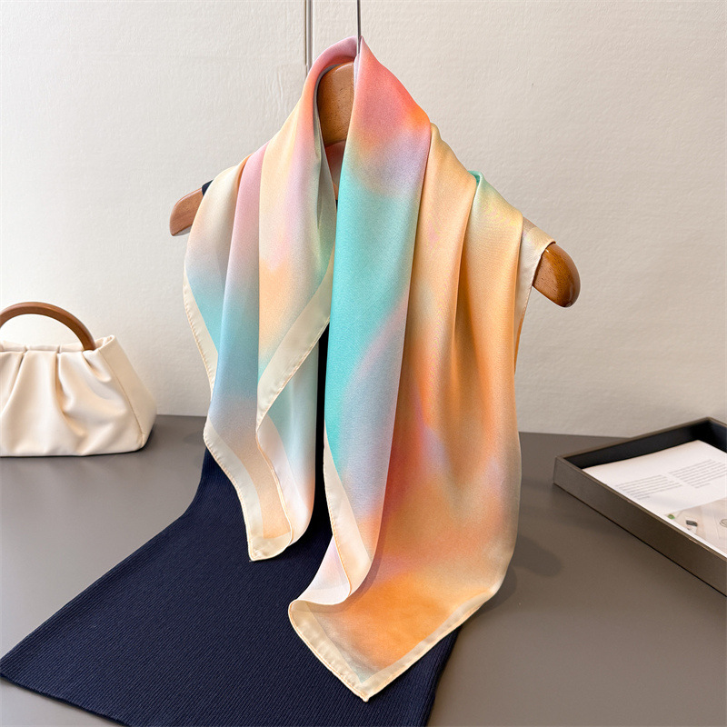 2025 디자인 패션 스퀘어 실크 스카프 여성 헤어밴드 - Scarf Silk Square 리뷰 및 가격