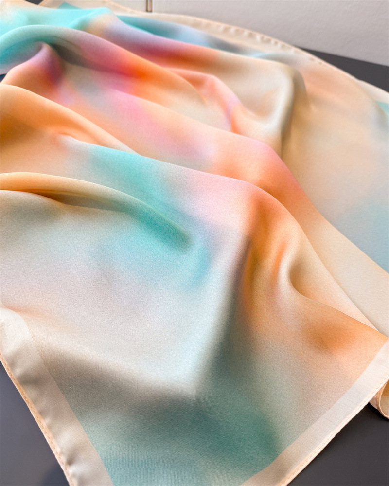 2025 디자인 패션 스퀘어 실크 스카프 여성 헤어밴드 - Scarf Silk Square 리뷰 및 가격