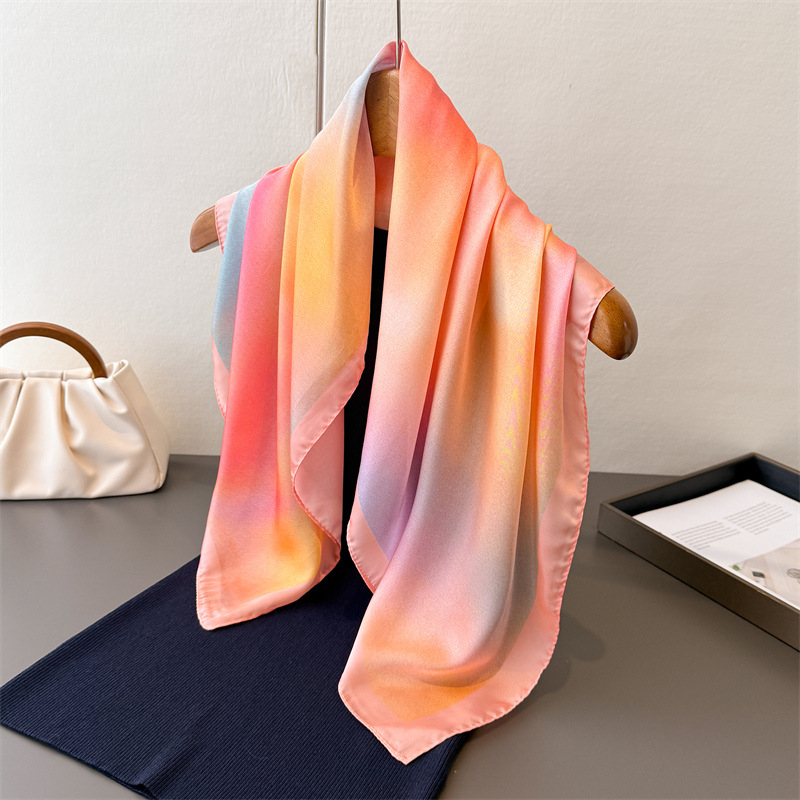 2025 디자인 패션 스퀘어 실크 스카프 여성 헤어밴드 - Scarf Silk Square 리뷰 및 가격