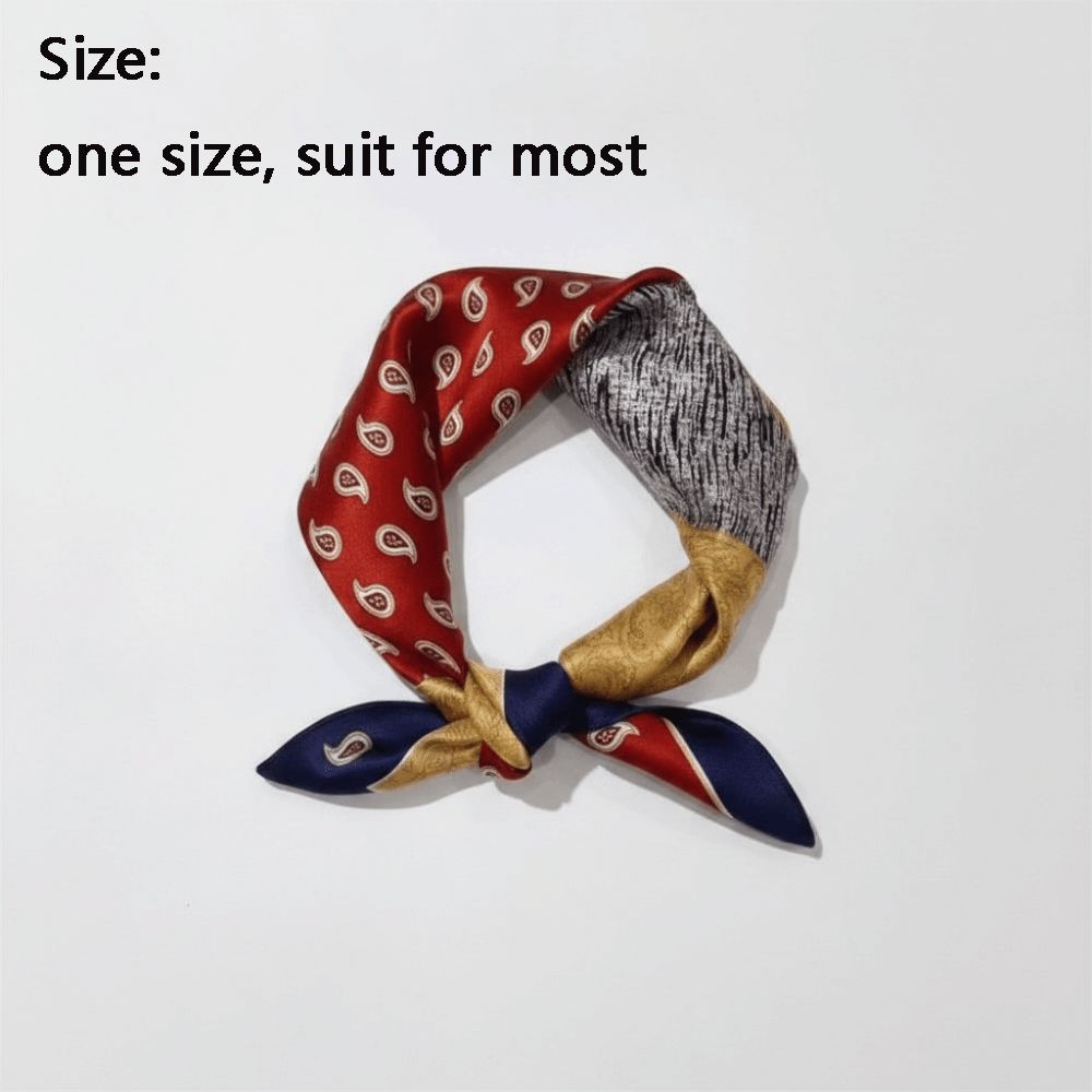 실크 소재 실크 스퀘어 스카프 플로럴 프린트 부드러운  - Scarf Silk Square 리뷰 및 가격