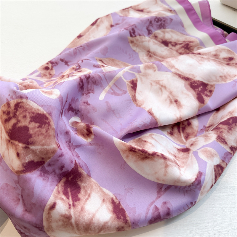 레트로 프린트 대형 스퀘어 스카프, 용수철 가을 스카프 - Scarf Silk Square 리뷰 및 가격