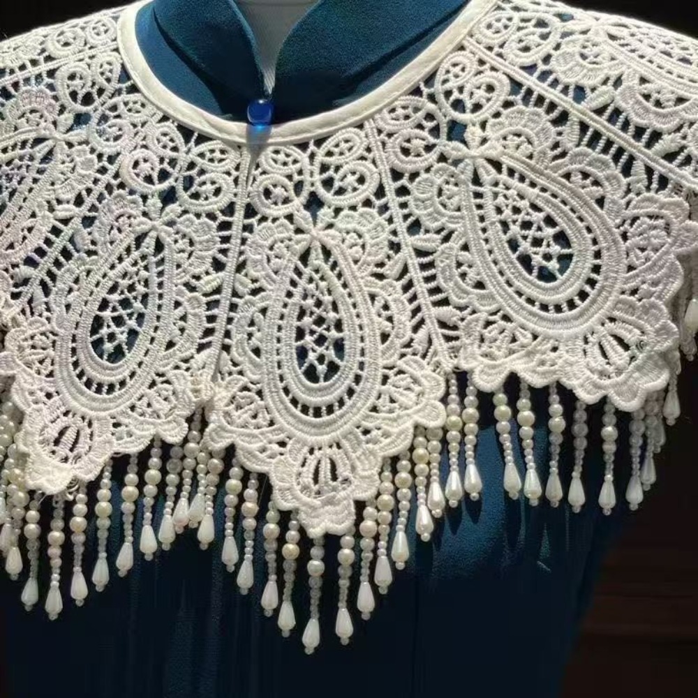 폴리에스터 치파오 숄 신중국풍 레트로 태슬 스톨 물방울 - Stole Wedding Shawl 리뷰 및 가격